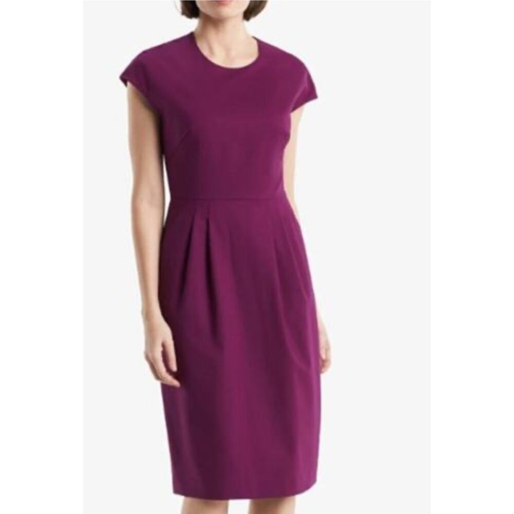 MM.Lafleur NEW Masha Dress Womens Size 3X Deep Plum Sheath Career Office Work
